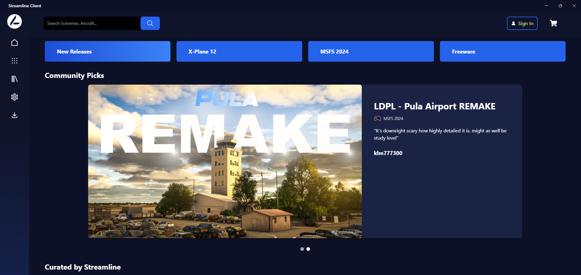 Marketplace Screenshot
